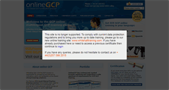 Desktop Screenshot of gcptraining.org.uk